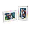 10.1 Inch Digital Picture Frame Acrylic USB2.0 Electronic Photo Frame Video Music Player with LED Light 8GB Memory for Home Desktop Decor