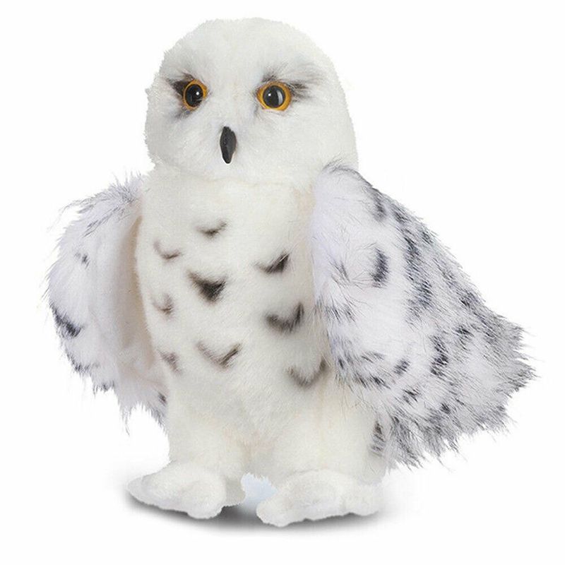 Adorable Wizard Snowy Owl Plush Toy Soft Stuffed Doll For Kids Christmas Gift