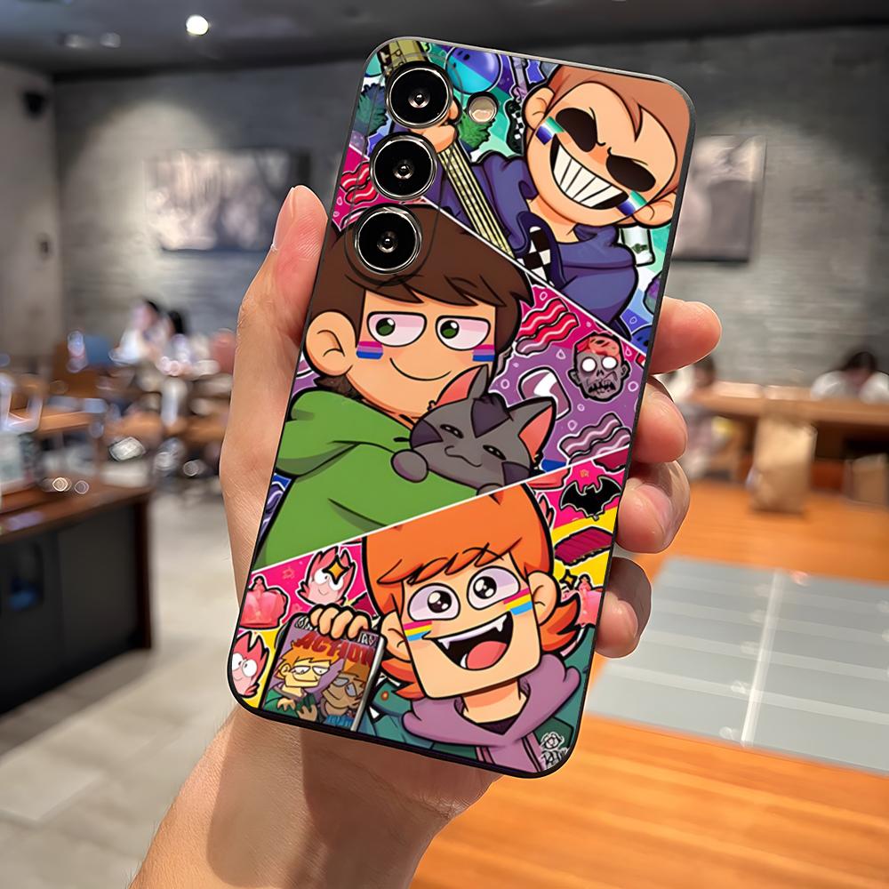 Игровой чехол Eddsworld для телефона Samsung S23 Ultra S24 S22 S20 Fe S21 Plus Galaxy A54 A34 A24 A53 A13 A16 Задняя крышка