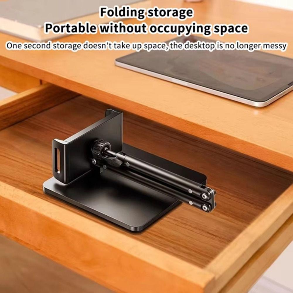 Вращающийся на 360 градусов настольный держатель для телефона и планшета, многоугольный кронштейн для планшета на длинной ножке, для использования в кровати