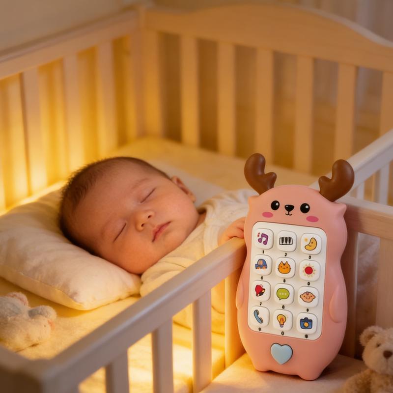 @@Дошкольное образование# Образовательный%й Игрушка для Детей_ Томат *Мелодии Дорожная Игрушка// Младенца. Мультяшное обучающее устройство# Детский телефон-игрушка##