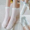 Women Coral Fleece Socks Plus Fleece To Keep Warm Home Floor Socks Tube Socks