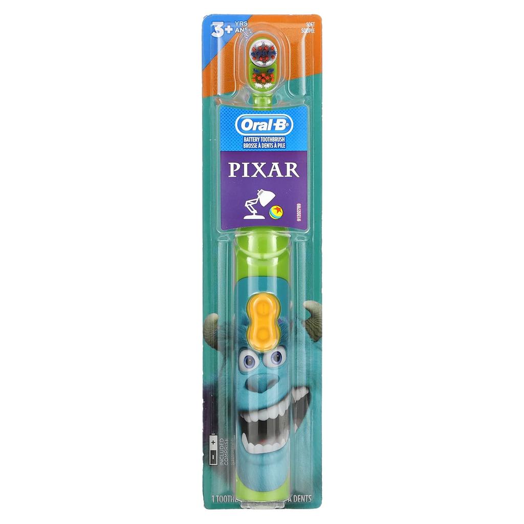 Oral-B Электрическая зубная щетка, мягкая, от 3 лет, Pixar, 1 зубная щетка