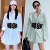Decoration Corset Top Metal Buckle Waist Belts Women Waistband Korean Waist Strap Coat Decoration