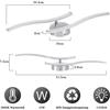 Plafonnier LED - NETTLIFE - Plafonnier Nettlife - 12W - 3000K (blanc chaud) - Métal blanc