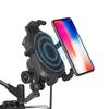 Кронштейн для навигации мобильного телефона, ударопрочный, беспроводная зарядка, мотоцикл