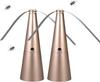 2 Pack Portable Tabletop Fly Repellent Fan with Soft Blades Electric Insect Deterrent for Home Kitchen Outdoor Use