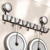 Punch Free Suction Cup Hooks Aluminum Alloy Bathroom Clothes Hooks Creative Towel Key Hangers  Door