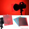 6pcs Transparent Lighting Color Correction Gel Sheets Filters for Flash DD