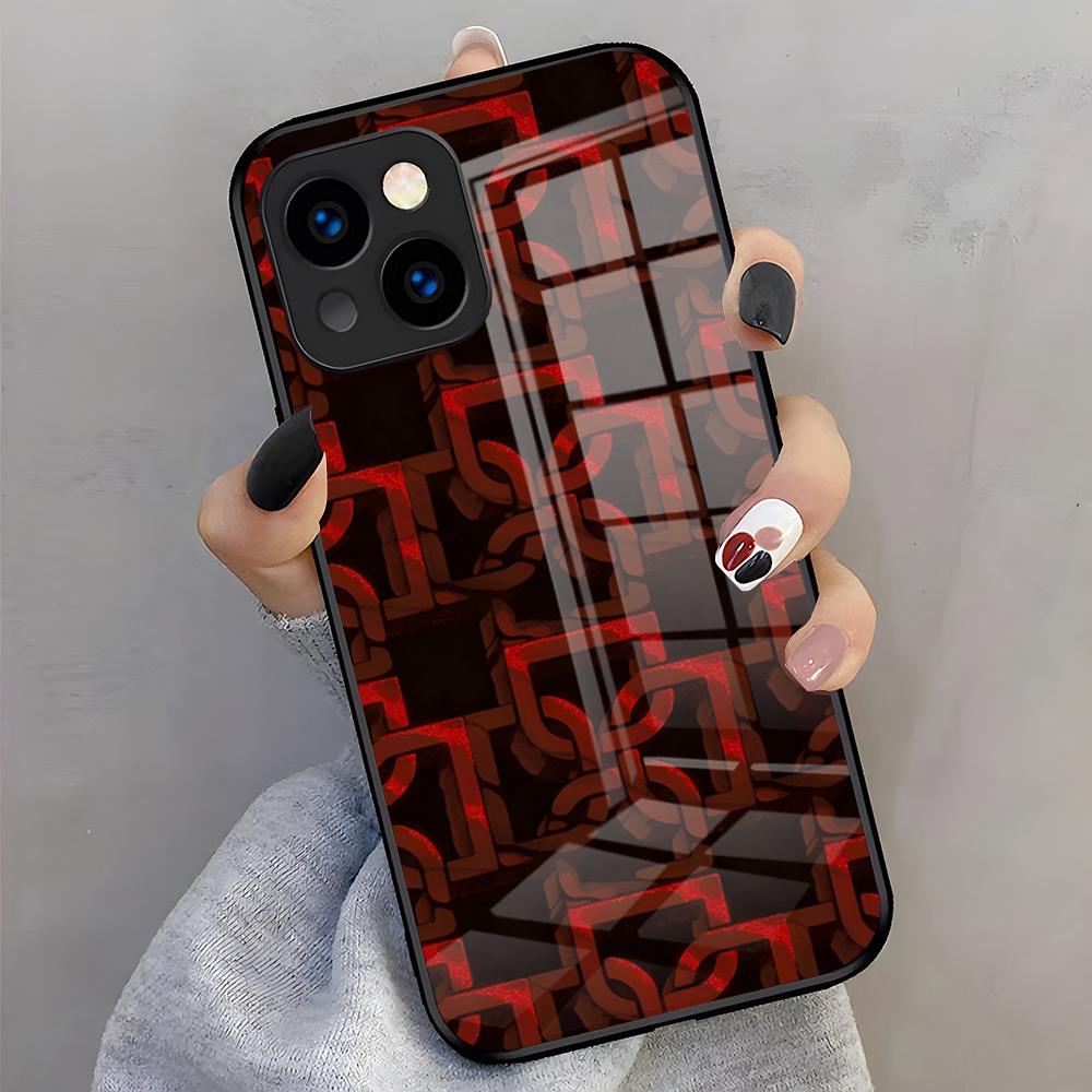 Чехол для телефона Rapper D-Duki Ameri 5202 Для IPhone 17 Air Pro Max 16 15 14 13 11 Plus Стеклянная крышка