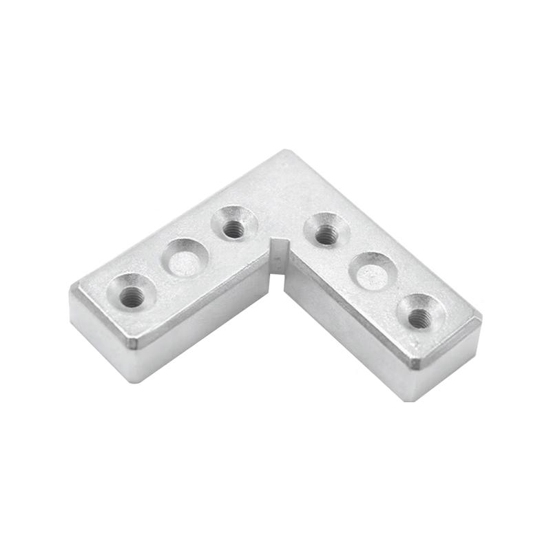 90-Degree Aluminum Door Frame Fixing Brackets