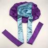 New Large Satin Silk Long Satin Bonnet With Head Tie Band Bonnet Edge Wrap for Women Curly Braid Hair