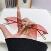 Модные женские солнцезащитные очки без оправы, с обрезанным краем, защита UV400, стильные, повседневные, популярный аксессуар
