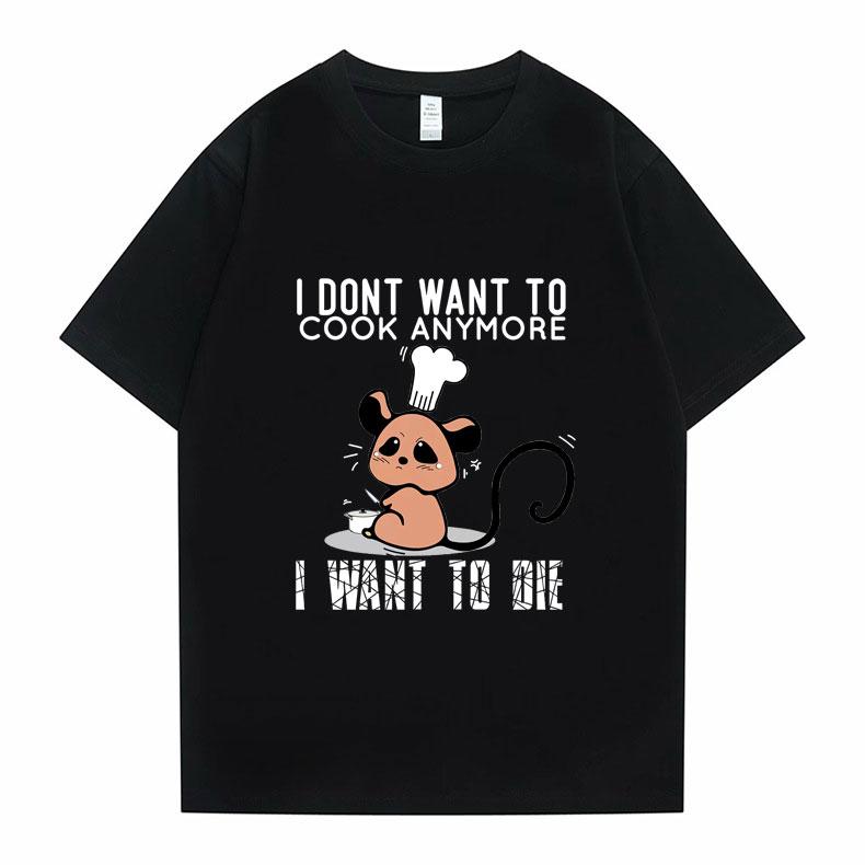 Im Afeaid Youve Your Last Tatouille Sir Tee Shirt Funny Mouse Graphic Tees Summer Unisex Women Cute Oversized Short Sleeve Tshirt