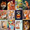 Animal Diamond Painting Fox Full Round 5D DIY Diamond Embroidery  Picture Of Rhinestones Mosaic Home Decoration Gift