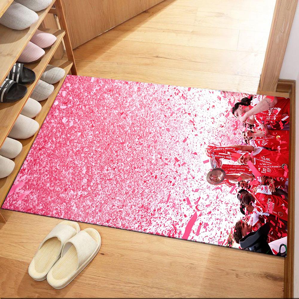 Arsenal Area Rug Suitable for Game Room Study room Dining Room Kitchen Anti-slip Rug Decorate Offices Best for Christmas
