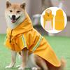 High-Visibility Rain Coat Adjustable Pet Coat Easily Wearable Pet Rain Jacket Outdoor