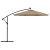 Replacement Cover for Cantilever Umbrella Taupe 350 cm