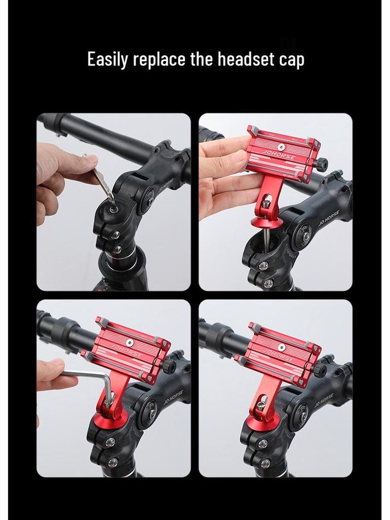 Вращающееся на 360° противоударное крепление для телефона для велосипедов и мотоциклов