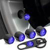 Car Badge Keychain Keyring with Tire Valve Cap Car Accessories For Impreza Legacy WRX STI BRZ XV WRC Forester Crosstrek Outback