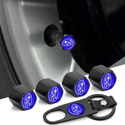 Брелок для ключей с автомобильным значком, колпачок для вентиля шины, автомобильные аксессуары для Impreza Legacy WRX STI BRZ XV WRC Forester Crosstrek Outback