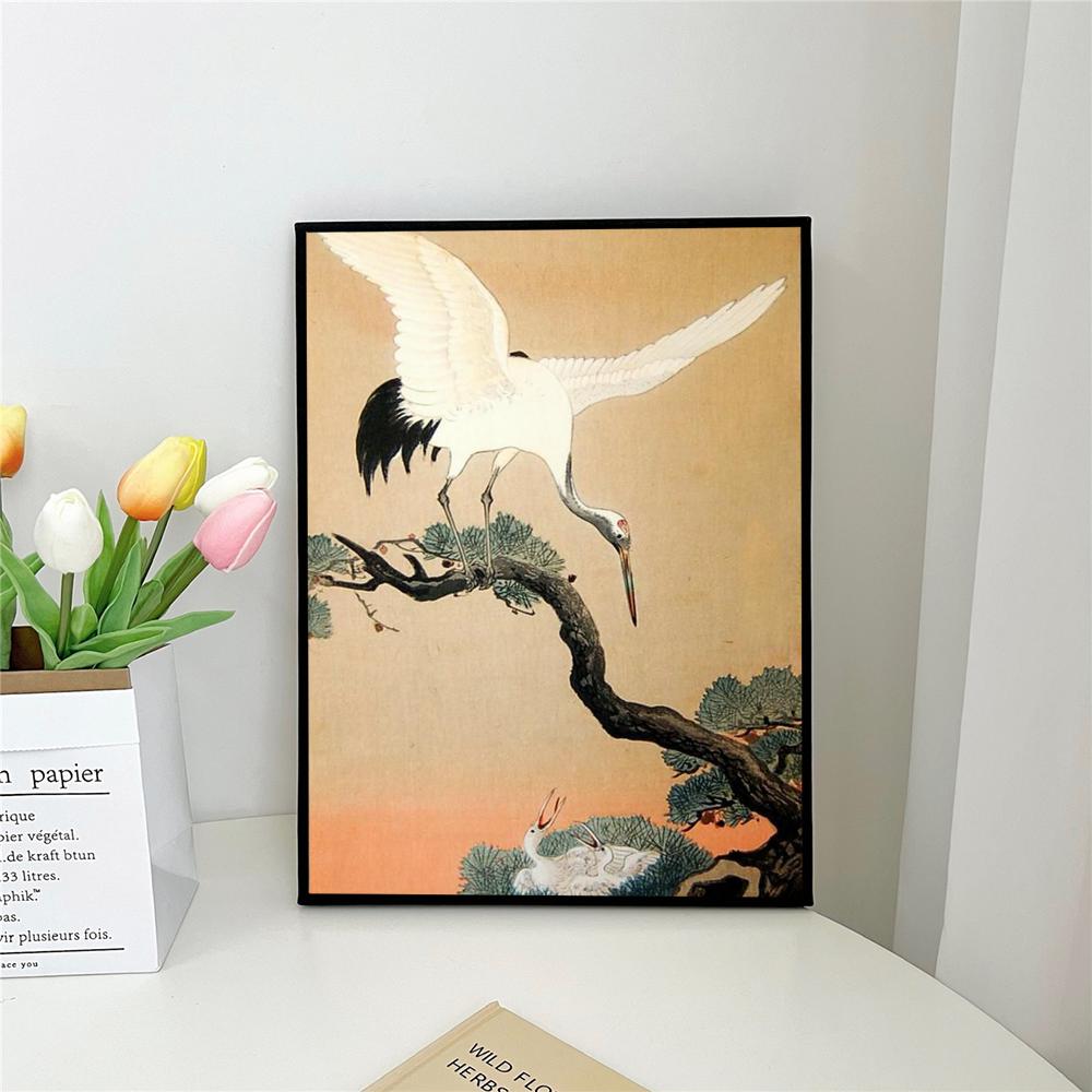 1 шт. Хокусай О-Охара К-Косон японский стиль искусства самоклеящийся художественный постер водонепроницаемая бумажная наклейка для кофейни бара настенный декор