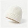 Letter fleece warm wool hat men's autumn and winter pullover ear protection knitted hat outdoor sports cycling hat