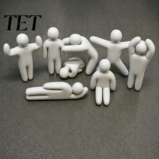 Multi Purpose Display Figures 8 Pcs Meccha Chameleon Figurines, 3D Printed Articulated Action Interactive Models Figures, DIY Blank Graffiti Painting