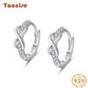 Танциз стерлингового серебра 925 пробы циркон серьги серьги-капли для женщин подарки на свадьбу