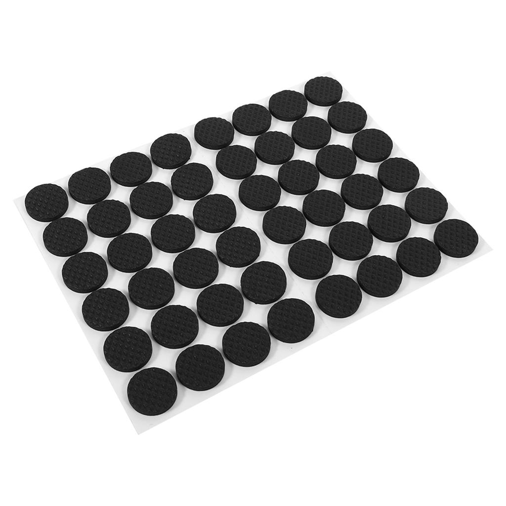 48Pcs Black NOn Slip Self Adhesive Floor Protectors Furniture Sofa Table Chair Rubber Feet Pads