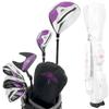 WORLD EAGLE Golf Club Set for 6 Pieces CC15 Club Case Head Cover Half Ladies Club Set Club Black Plum Women's Beginners, Right-Handed, (WHITE),