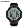 New Large Screen Single Movement Electronic Watch Outdoor Luminous Waterproof Trendy Korean Men's and Women's Watch
