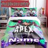 3pcs Duvet Cover Set (1*Duvet Cover + 2*Pillowcase, Without Core), Custom Name Angry Birds Pattern Bedding Set, Home Bedroom Decor Gift