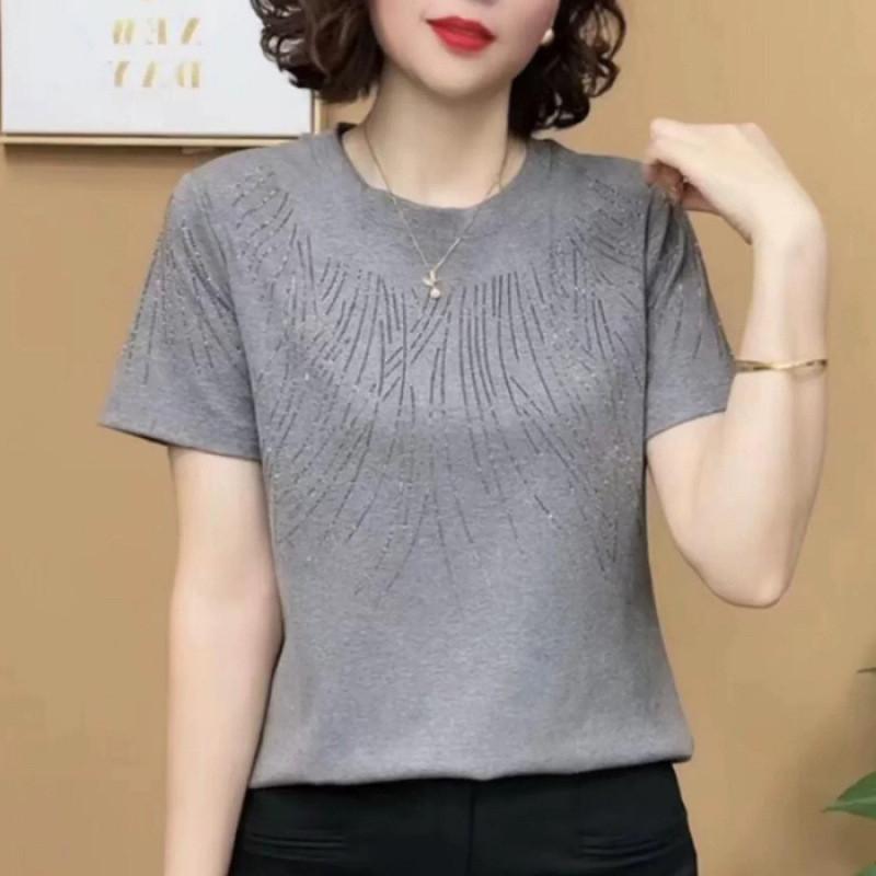 Casual Womens T Shirt With Print And Short Sleeves For Summer Comfort