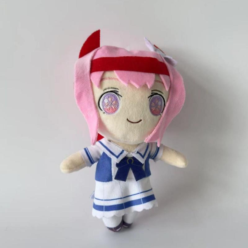 26cm Anime Pretty Derby Plush Toy Soft Tokai Teio Chibi Stuffed Dolls Plushie Home Decoration Pillow Birthday Christmas Gifts