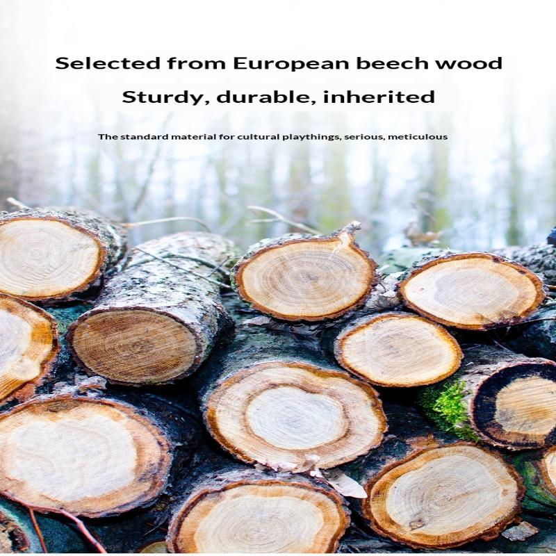 3D Wooden Interlocking Ring Puzzle IQ Challenge Brain Toy High Quality Solid Wood Perfect Classroom Prize for Elementary School Students