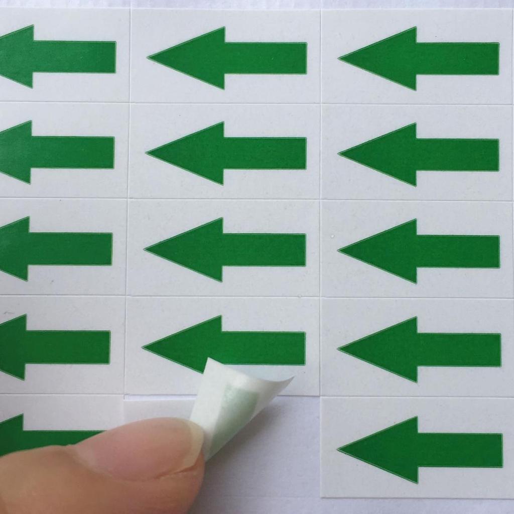 Съемная наклейка со стрелкой направления газа для многократного использования