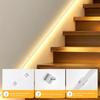 Настоящая силиконовая трубка 24 В неоновая светодиодная лента портативный датчик движения PIR переключатель DIY шкаф спальня лестница ночная подсветка