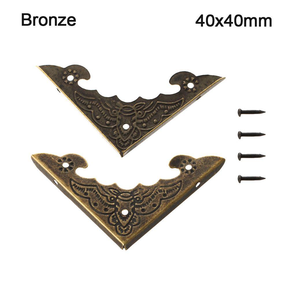 Foot Bracket Crafts Decoration Corner Antique Jewelry Wooden Box Parts Leg Corner Protector