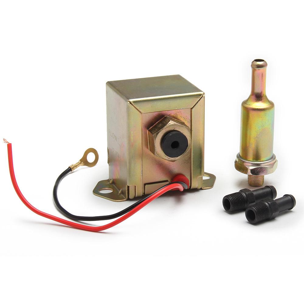 Универсальный 12В масляный топливный насос и внутренний топливный фильтр для бензиновых и дизельных двигателей