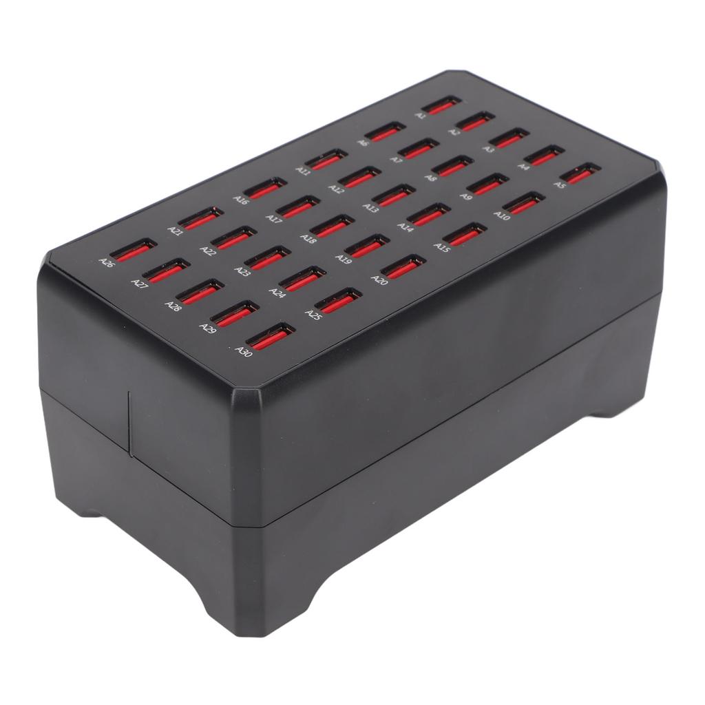 150 Вт 30-портовая USB-зарядная станция Несколько настольных USB-зарядных устройств для сотовых телефонов и цифровой техники