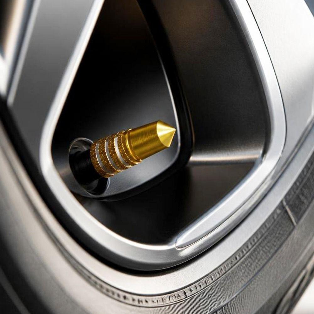 4pcs Aluminum Anodized Tire Valve Caps  for Car SUV Truck