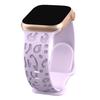 Ремешок для Apple Watch 11 42 мм 41 мм 40 мм 49 мм 46 мм 45 мм 44 мм Силиконовый браслет с гравировкой 'Леопард' для iWatch Ultra 3/10/SE3