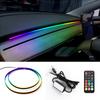 Универсальная светодиодная подсветка салона для Tesla Model 3 Y S X, RGB USB с управлением через приложение, с пультом дистанционного управления и лампой атмосферы «Симфония»