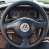 Самодельная черная карбоновая накладка на руль автомобиля для Volkswagen VW Golf 4 (IV) Passat B5 Polo Bora Sharan Skoda Fabia 1 (6Y)