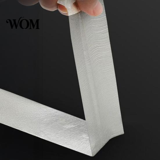 Heavy Duty Double Sided Tape 5/10/20M Grid Double-Sided Tape, Two Fabric Clear Professional Grade Mesh Removable Adhesive for Clothes, DIY Crafts,