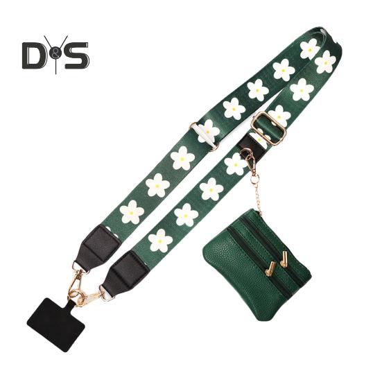 Phone Strap Neck Phone String with Zipper Wallet Pouch Shoulder Strap Purse Badge Holder for Travel Outdoor Grocery Shopping