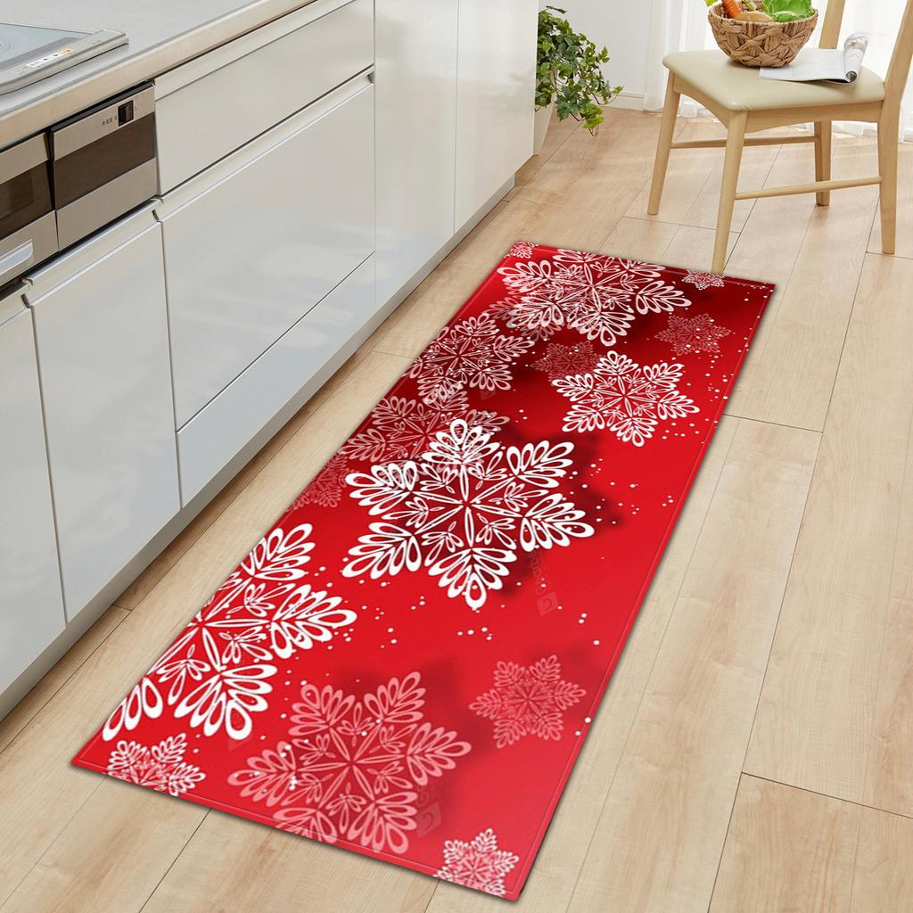 Christmas Kitchen Sand Carpet Doormat Long Floor Mat