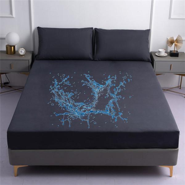 Водонепроницаемая простыня, противоскользящая простыня Super King Queen Size, наматрасник, защитный чехол/чехол для матраса (Нет наволочки)