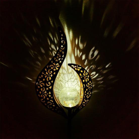 Landscape Solar Lamp Durable Weather Resistant Super Bright LED Solar Lamp Outdoor Lawn Patio Floor Lamp Solar Light Decor Lawn Solar Light